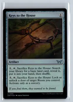 FOIL Keys to the House Duskmourn - MTG Magic the Gathering Card - Image 1