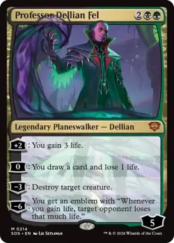 MTG Professor Dellian Fel - 214 / English / Near Mint - Image 1