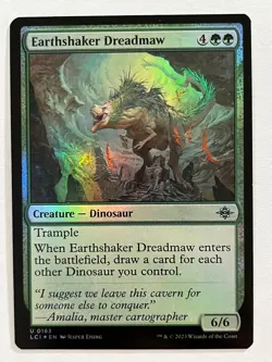 Earthshaker Dreadmaw The Lost Caverns of Ixalan Foil MTG NM - Image 1