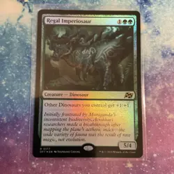 Regal Imperiosaur (FOIL) x1 - MTG Aetherdrift DFT #177 - Image 1