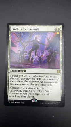 ENDLESS FOOT ASSAULT 8 RARE COMMANDER: TEENAGE MUTANT NINJA TURTLES NM/M - Image 2
