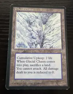 Glacial Chasm - Ice Age Magic the Gathering MTG - Image 1