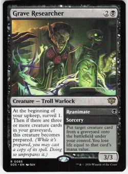 Grave Researcher 85 Secrets of Strixhaven Magic the Gathering - Image 1