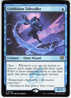 Exhibition Tidecaller 48 Secrets of Strixhaven Magic the Gathering - Image 1