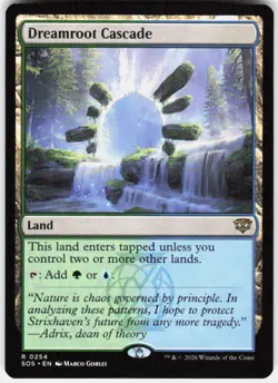 Dreamroot Cascade 254 Secrets of Strixhaven Magic the Gathering - Image 1