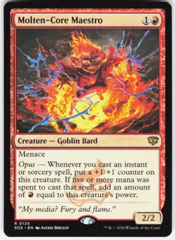 Molten-Core Maestro 125 Secrets of Strixhaven Magic the Gathering - Image 1
