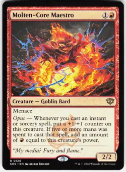Molten Core Maestro 125 Secrets of Strixhaven Magic the Gathering - Image 1