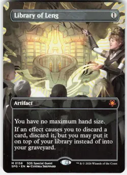 Library of Leng Borderless Special Guests Magic the Gathering - Image 1