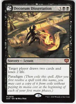 Decorum Dissertation 78 Secrets of Strixhaven Magic the Gathering - Image 1