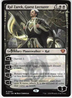 Ral Zarek Guest Lecturer 97 Secrets of Strixhaven Magic the Gathering - Image 1