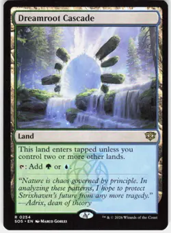 Dreamroot Cascade 254 Secrets of Strixhaven Magic the Gathering - Image 1