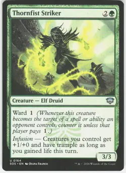 Thornfist Striker 164 Secrets of Strixhaven Magic the Gathering - Image 1