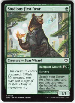 Studious First Year 162 Secrets of Strixhaven Magic the Gathering - Image 1
