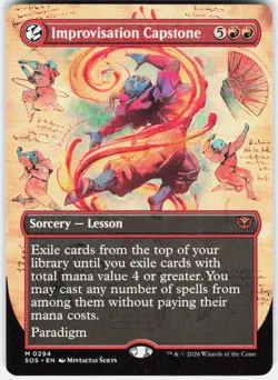 Improvisation Capstone Borderless 294 Secrets of Strixhaven Magic the Gathering - Image 1
