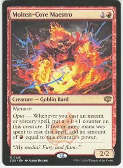 Molten Core Maestro 125 Secrets of Strixhaven Magic the Gathering - Image 1