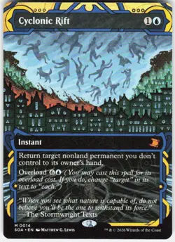 Cyclonic Rift 14 Secrets of Strixhaven: Mystical Archive Magic the Gathering - Image 1