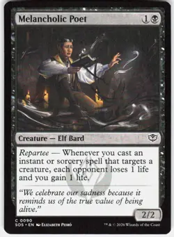 Melancholic Poet 90 Secrets of Strixhaven Magic the Gathering - Image 1