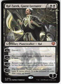 Ral Zarek Guest Lecturer 97 Secrets of Strixhaven Magic the Gathering - Image 1