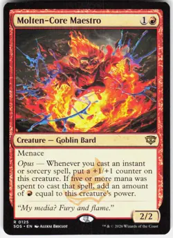 Molten Core Maestro 125 Secrets of Strixhaven Magic the Gathering - Image 1