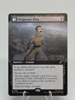 Desperate Plea (Extended Art) X1 TLE MTG Avatar The Last Airbender: Eternal - Image 1