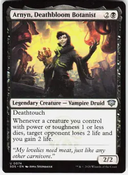Arnyn, Deathbloom Botanist 74 Secrets of Strixhaven Magic the Gathering - Image 1