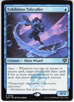 Exhibition Tidecaller 48 Secrets of Strixhaven Magic the Gathering - Image 1