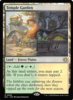 Temple Garden 268 Lorwyn Eclipsed Magic the Gathering - Image 1