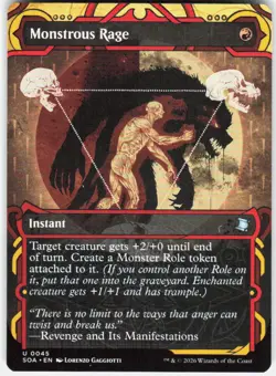 Monstrous Rage 45 Secrets of Strixhaven: Mystical Archive Magic the Gathering - Image 1
