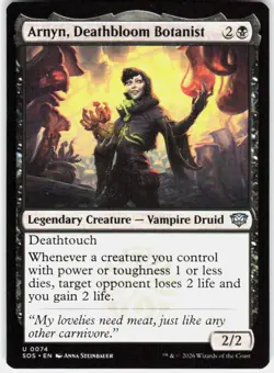 Arnyn, Deathbloom Botanist 74 Secrets of Strixhaven Magic the Gathering - Image 1