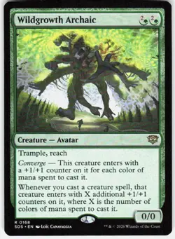 Wildgrowth Archaic 168 Secrets of Strixhaven Magic the Gathering - Image 1