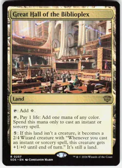 Great Hall of the Biblioplex 257 Secrets of Strixhaven Magic the Gathering - Image 1