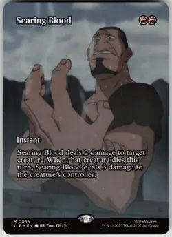 MTG Searing Blood Borderless NM Avatar Last Airbender: Eternal Legal Magic 35 - Image 1