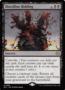Bloodline Bidding 91 Lorwyn Eclipsed Magic the Gathering - Image 1