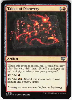 Tablet of Discovery 132 Secrets of Strixhaven Magic the Gathering - Image 1