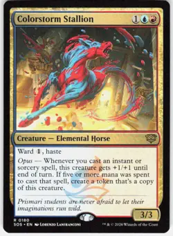 Colorstorm Stallion 180 Secrets of Strixhaven Magic the Gathering - Image 1