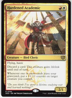 Hardened Academic 194 Secrets of Strixhaven Magic the Gathering - Image 1
