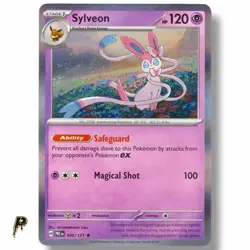 Sylveon 040/131 - 2025 Prismatic Evolutions Holo Rare Pokemon Card NM - Image 1