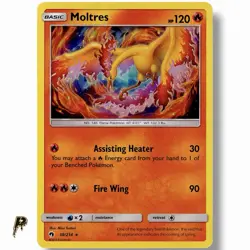 Moltres 38/214 - 2018 Deck Exclusives Cracked Ice Rare Holo Pokemon Card M/NM - Image 1