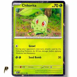 Chikorita 008/217 - 2026 Ascended Heroes Cosmos Holo Promo Pokemon Card NM - Image 1