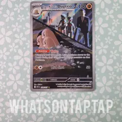 Pokemon Card Team Rockets Dugtrio 239/217 Secret Rare Mega Ascended Heroes NM - Image 1