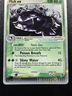 Pokemon TCG Muk EX Dragon Holo 96/97 LP - Image 3