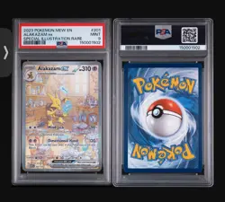 Pokemon Alakazam EX TCG Special Illus. Rare Scarlet & Violet 151 Card PSA 9 - Image 1