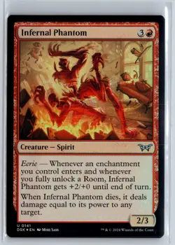 FOIL Infernal Phantom Duskmourn - MTG Magic the Gathering Card - Image 1