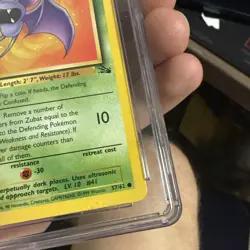 Pokemon Card Zubat 57/62 1st Edition Fossil 1999 CGC 10 GEM MINT - Image 4
