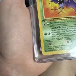 Pokemon Card Zubat 57/62 1st Edition Fossil 1999 CGC 10 GEM MINT - Image 5