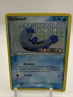 Barboach 54/107 Deoxys Reverse Holo Pokemon Stamped - Image 1