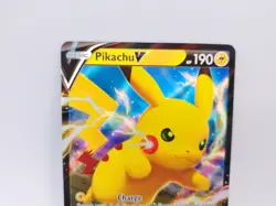 Pikachu V Black Star Promo Holo SWSH061 Shining Fates Pokemon TCG NM Fresh Pull - Image 2