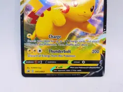 Pikachu V Black Star Promo Holo SWSH061 Shining Fates Pokemon TCG NM Fresh Pull - Image 3