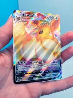 Eevee Vmax Black Star Promo Holo Ultra Rare SWSH087 Pokemon TCG NM - Image 5