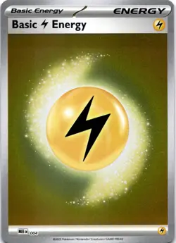 BASIC LIGHTNING ENERGY - 004 004 MEGA EVOLUTION ENERGIES POKEMON REVERSE HOLO LP - Image 1